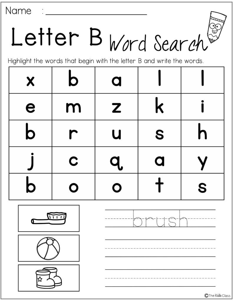 Free Letter Of The Week B | Amazing Teaching Products In Letter B Worksheets For First Grade
