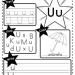 Free Letter U Worksheet: Tracing, Coloring, Writing & More In Letter U Worksheets Handwriting Kindergarten