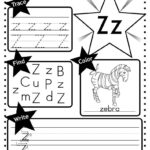 Free Letter Z Worksheet: Tracing, Coloring, Writing & More Throughout Letter Z Worksheets