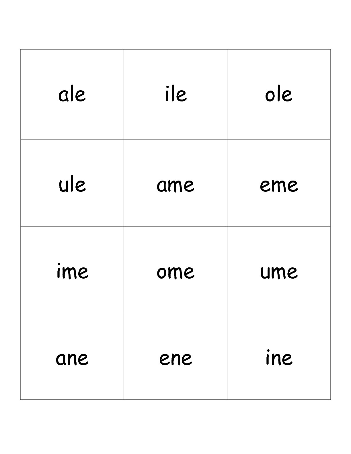 Free Phonics Printouts From The Teacher&amp;#039;s Guide for Vowel Alphabet Worksheets