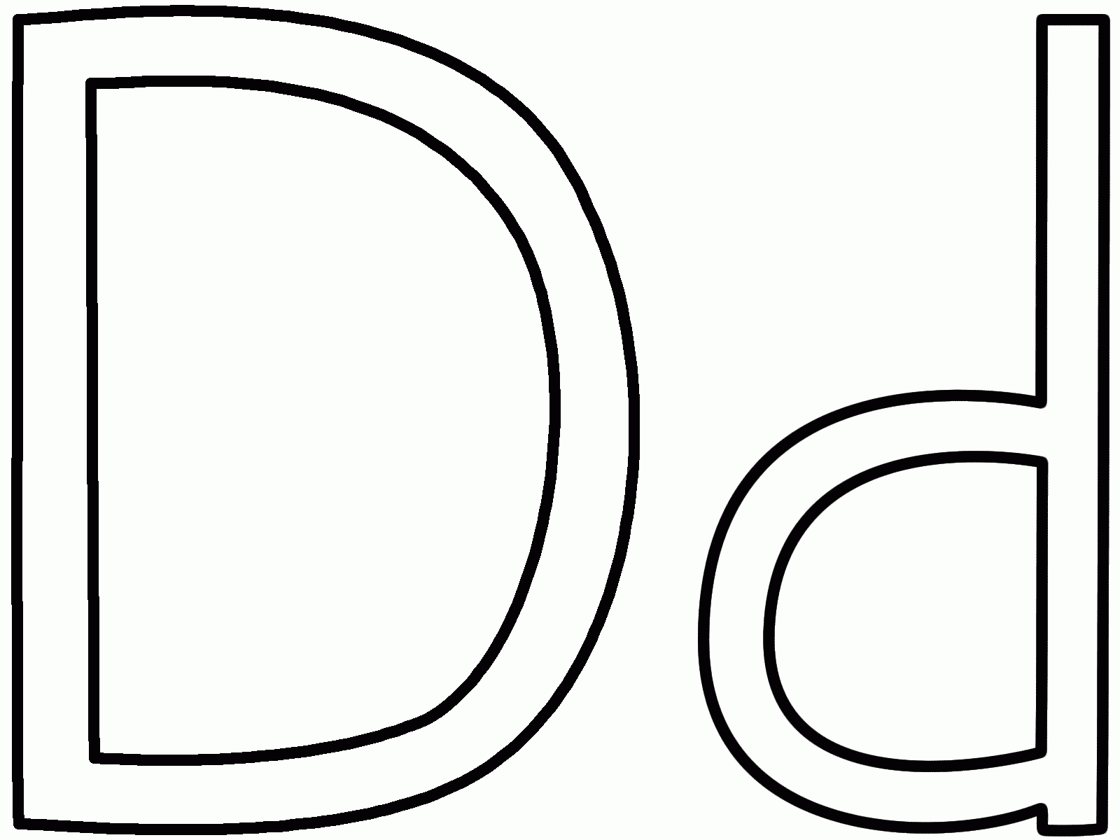 Free Printable Letter D Coloring Pages, Download Free Clip with regard to Letter D Worksheets Free