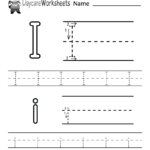 Free Printable Letter I Alphabet Learning Worksheet For With Regard To Alphabet Worksheets Letter I