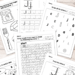 Free Printable Letter J Worksheets   Alphabet Worksheets With Letter Y Worksheets Easy Peasy