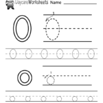 Free Printable Letter O Alphabet Learning Worksheet For Within Letter O Worksheets For Kindergarten Free