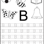 Free Printable Letter Tracing Worksheets For Kindergarten With Alphabet Tracing Worksheets B