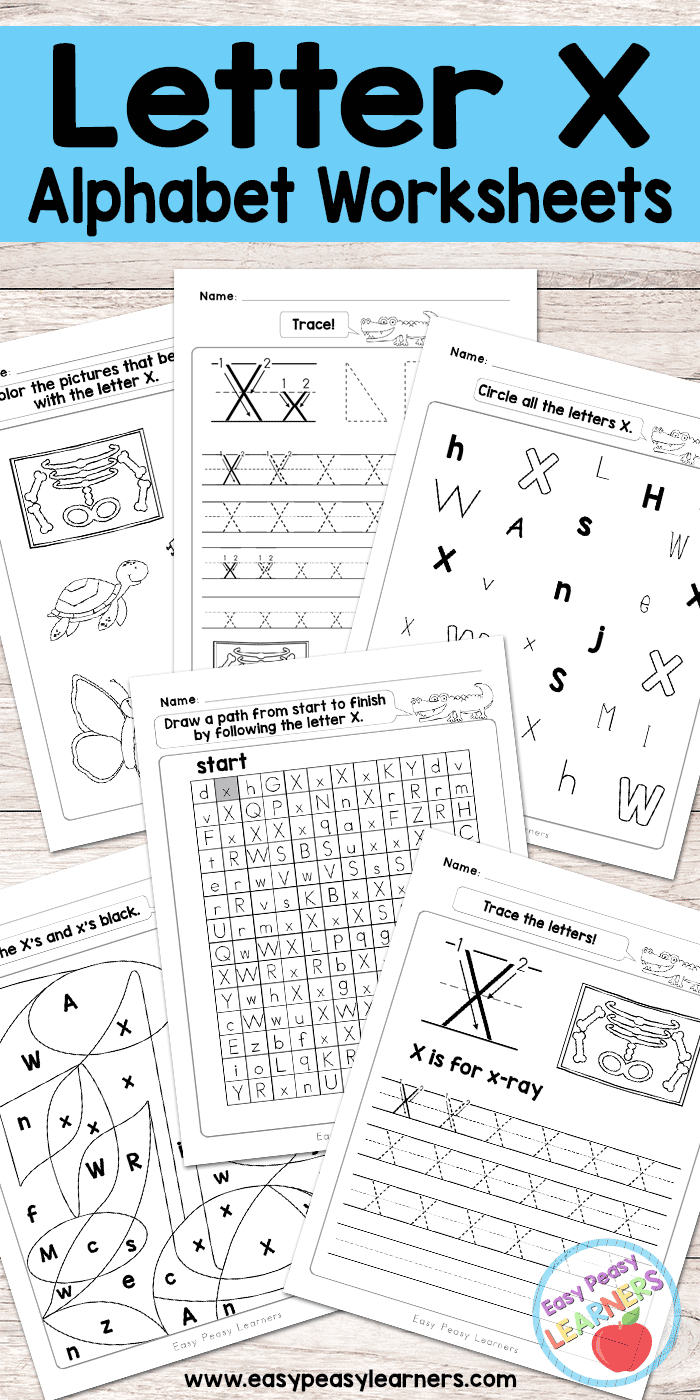 Free Printable Letter X Worksheets - Alphabet Worksheets with regard to Letter X Worksheets Free