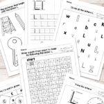 Free Printable Worksheets For Kids Letter L Alphabet Series With Regard To Letter L Worksheets Printable