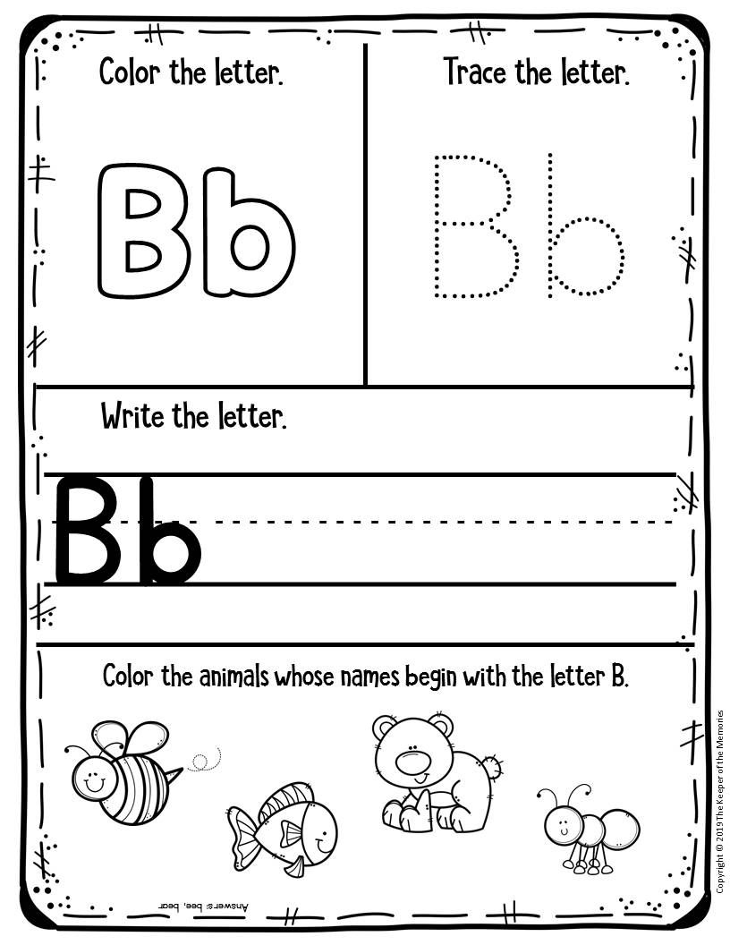 Free Abc Worksheets For Pre K Activity Shelter Letter A Find And 