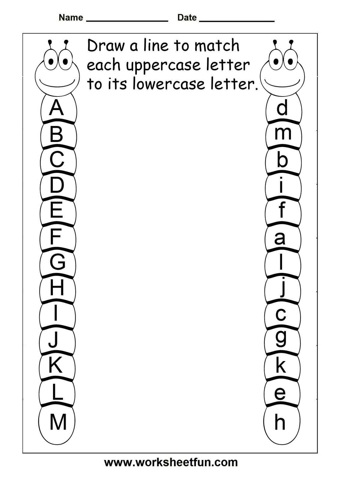 Free Printable Worksheets | Kids | Kinder Printables pertaining to Grade 1 Alphabet Worksheets