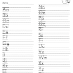Handwriting Practice.pdf | Kindergarten Writing, Handwriting In Alphabet Handwriting Worksheets A To Z Pdf