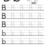Handwriting+Cutting+Tracing Worksheets Preschool Within Alphabet Tracing Worksheets B