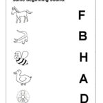 Initial Letters Worksheets | Beginning Sounds Worksheets Inside Letter Join Worksheets Free