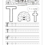 Initial T Sheets For Kindergarten Free Letter Handwriting With Regard To Letter T Worksheets Handwriting