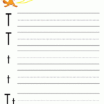 Kids Under 7: Letter T Practice Writing Worksheet Regarding Letter T Worksheets Handwriting