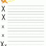Kids Under 7: Letter X Practice Writing Worksheet Intended For X Letter Worksheets