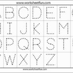 Kids Worksheets Reschool Df Tracing Letter Free Rintable In Alphabet Tracing Worksheets For Kindergarten Pdf