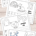 Kindergarten Learning Ts Free Printable Kids Alphabet Book Pertaining To Free Printable Pre K Alphabet Worksheets