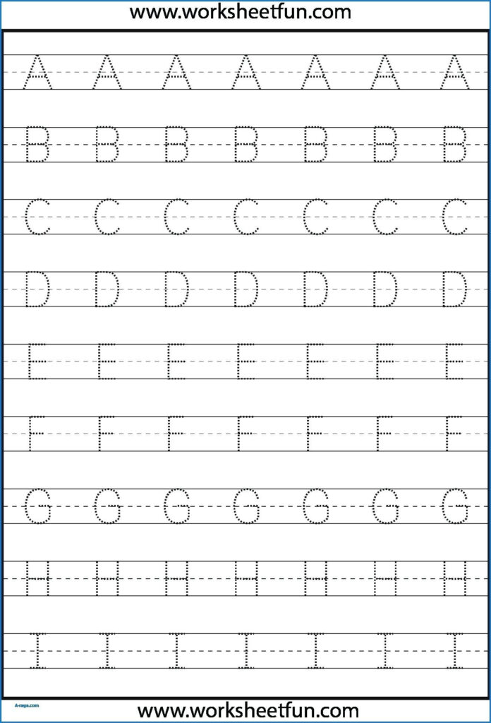 Kindergarten Letter Tracing Worksheets Pdf   Wallpaper Image For Alphabet Practice Worksheets Pdf