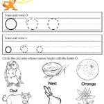 Kindergarten Worksheets For The Letter O   Google Search With Regard To Letter O Worksheets For Kindergarten Free