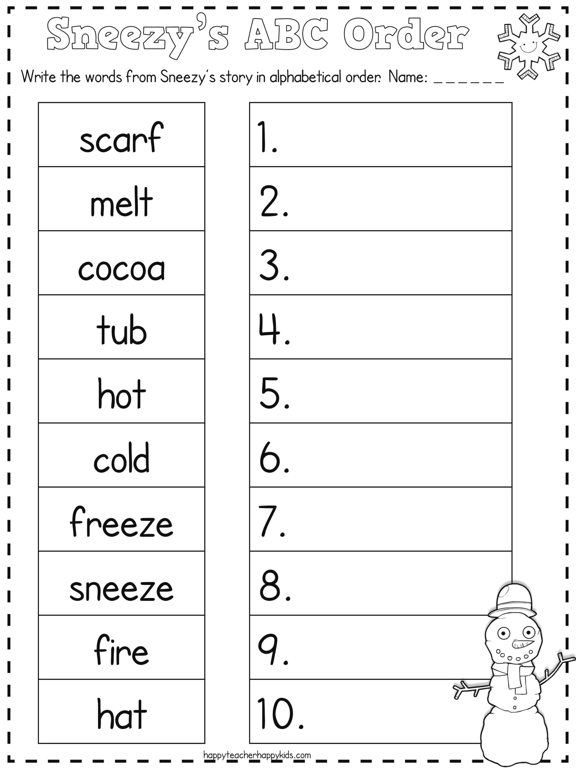 alphabet order worksheets for kindergarten alphabetworksheetsfreecom