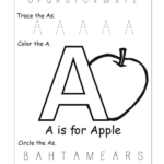 Letter A Worksheets Hd Wallpapers Download Free Letter A Inside Alphabet A Worksheets Kindergarten