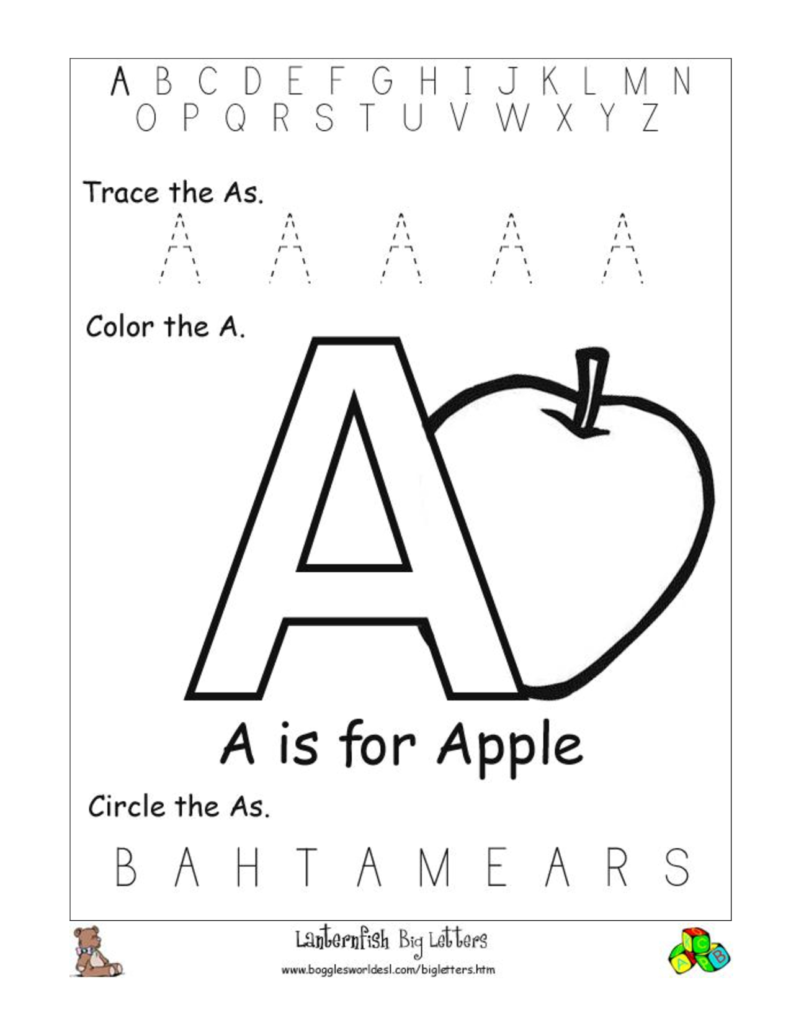 Letter A Worksheets Hd Wallpapers Download Free Letter A Inside Alphabet A Worksheets Kindergarten