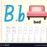 Letter B Tracing Alphabet Worksheets Intended For Letter B Alphabet Worksheets
