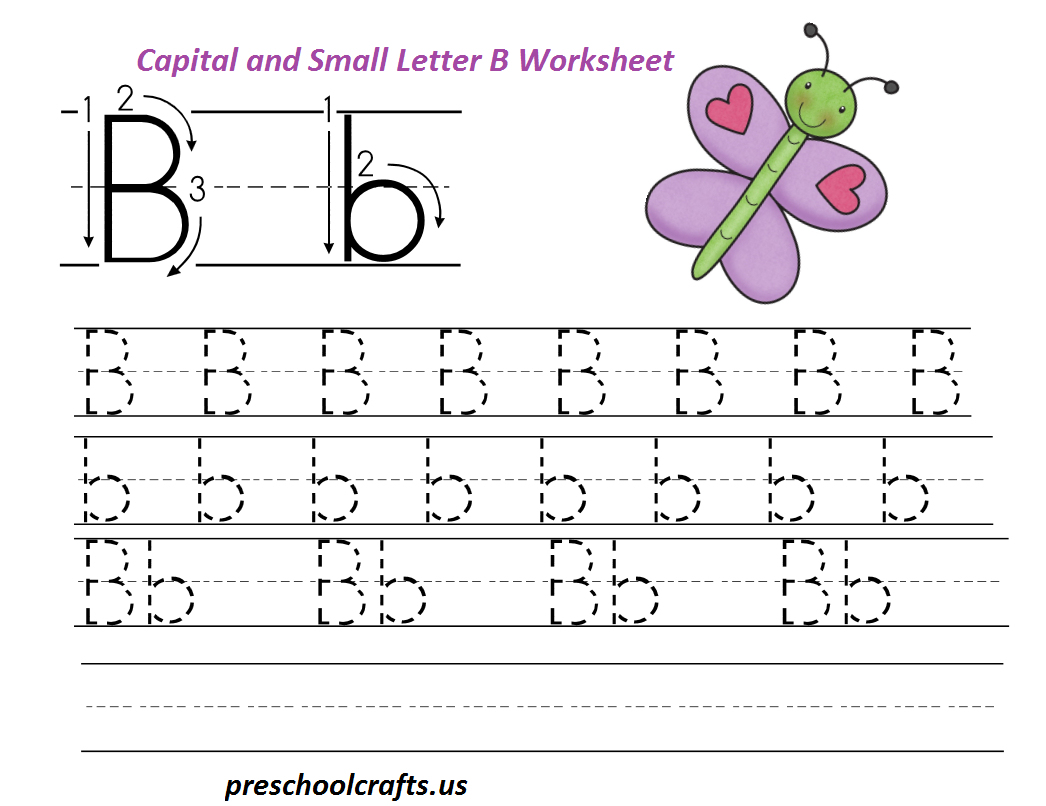 Letter B Worksheets - Preschool And Kindergarten | Letter B in Letter B Worksheets For Preschool