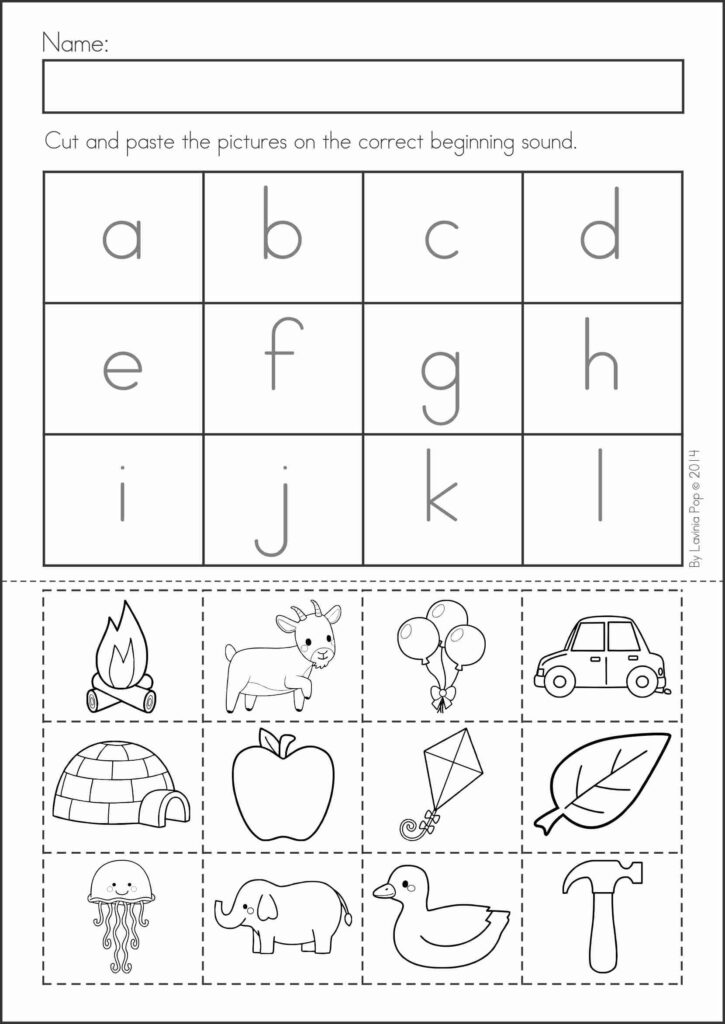 Letter Cut And Paste Worksheet | Printable Worksheets And Within Alphabet Worksheets Cut And Paste