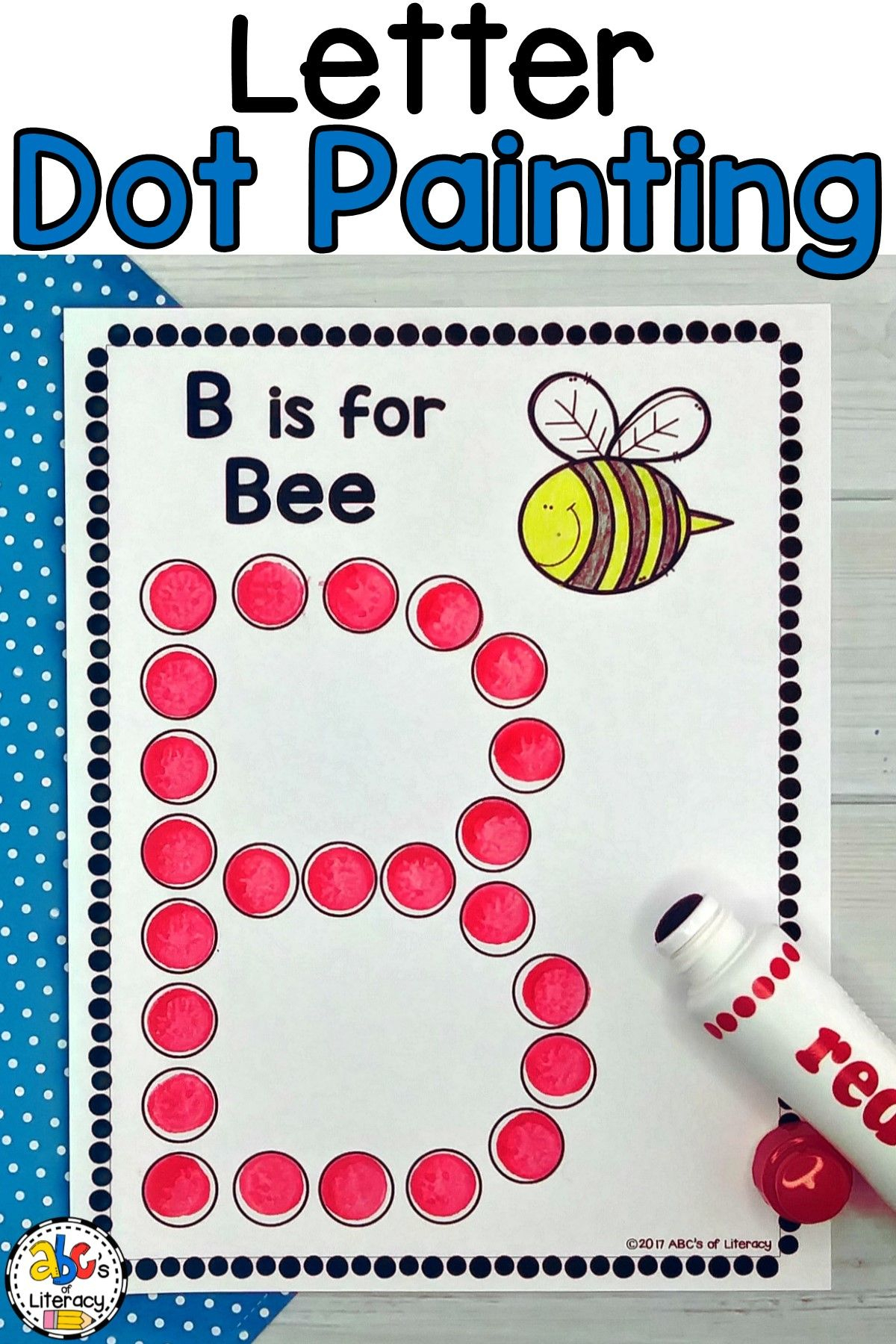 Letter Dot Painting Worksheets (Bingo Dauber Activity with regard to Alphabet Dauber Worksheets