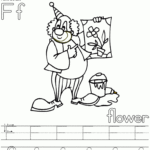 Letter F Flower Lesson Plan Printable Activities: Poster Throughout Letter F Worksheets For 1St Grade