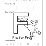 Letter F Worksheets For Preschool Worksheets For All Throughout Letter F Worksheets Free