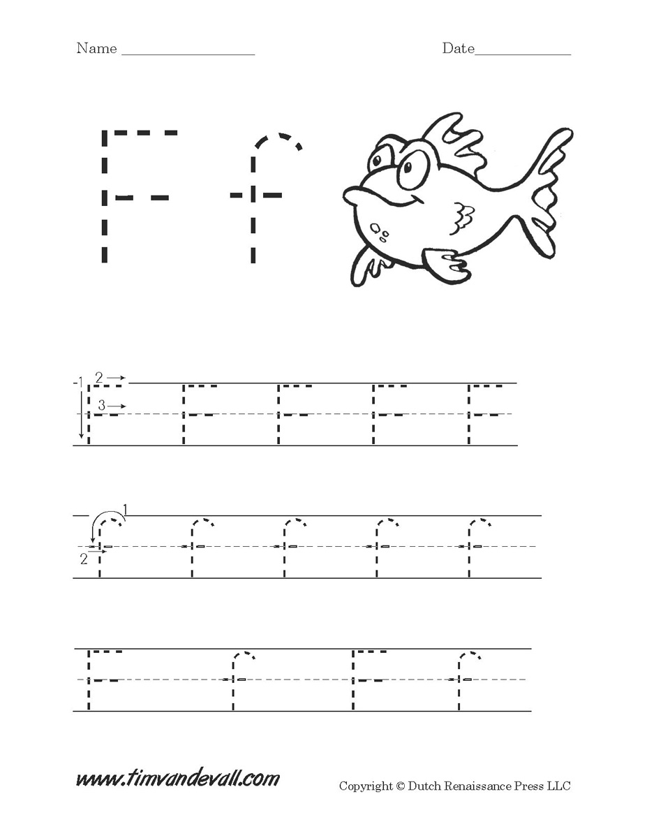Letter F Worksheets | Preschool Alphabet Printables inside Letter F Worksheets Pdf Free