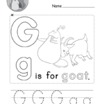 Letter G Alphabet Activity Worksheet   Doozy Moo Pertaining To Letter G Worksheets Pdf