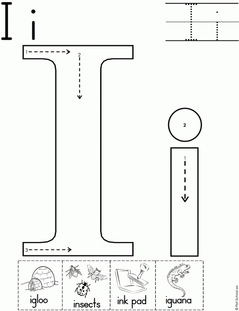 Letter I Worksheet | Letter I Worksheet, Alphabet Worksheets In I Letter Worksheets