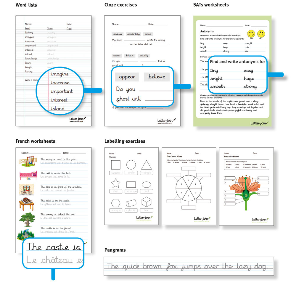 Letter-Join Worksheets with Letter Join Worksheets Free