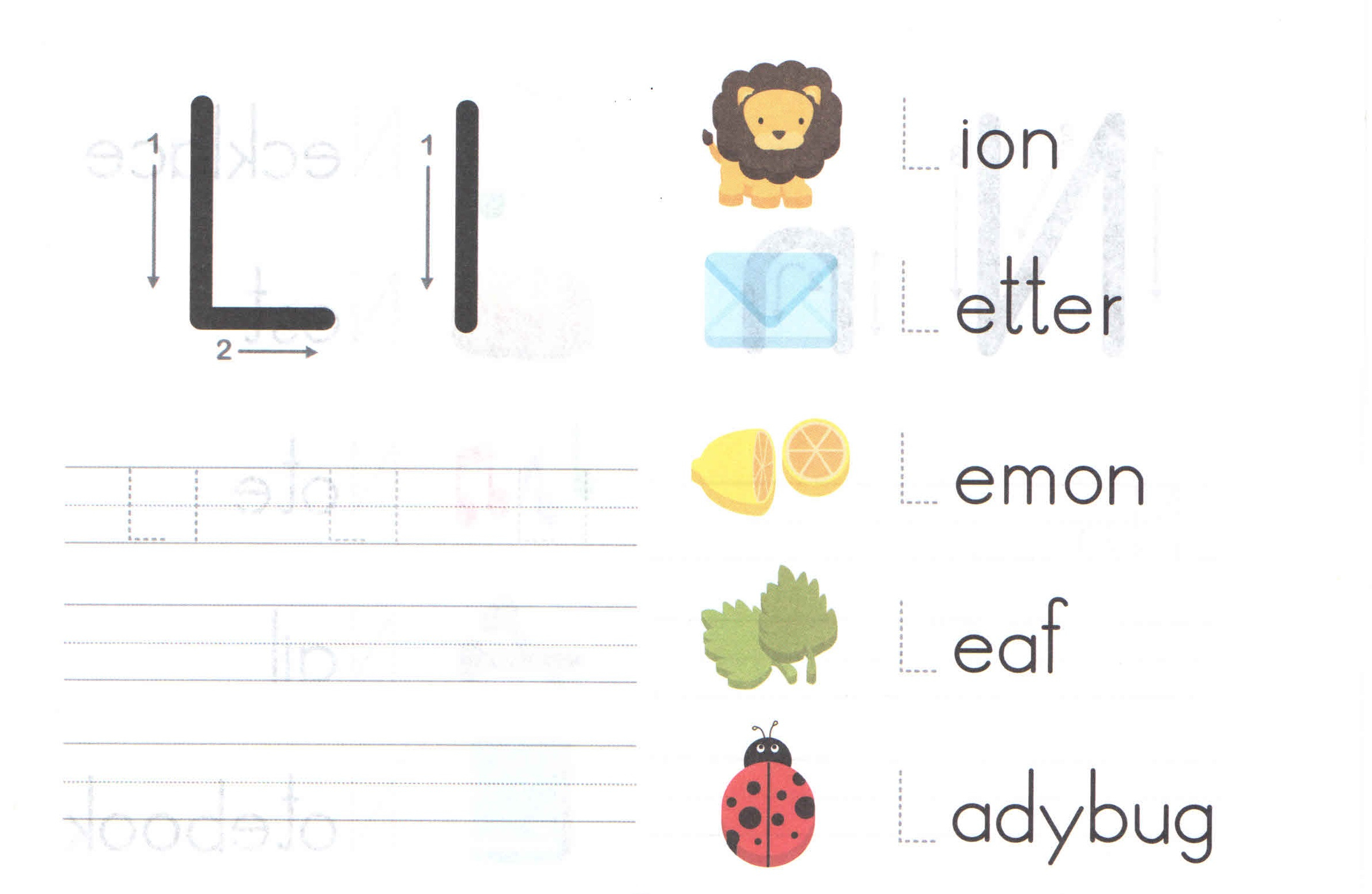 Letter L Worksheets Kindergarten &amp;amp; Alphabet Letters with Letter L Worksheets For Toddlers