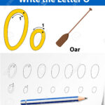 Letter O Tracing Alphabet Worksheets Illustration Throughout Letter 0 Worksheets