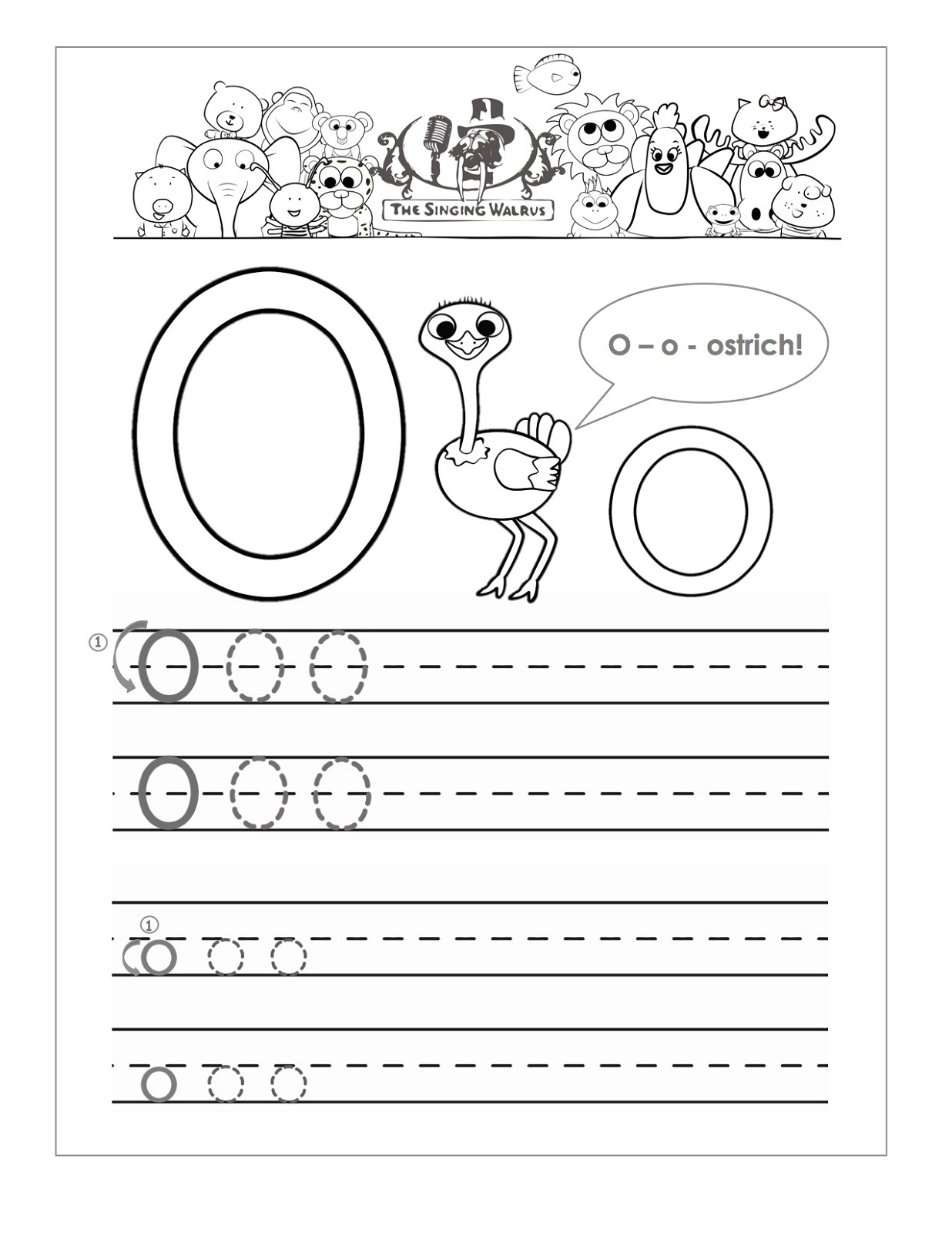Letter O Worksheets For Preschool | Activity Shelter in Letter O Worksheets Free Printable