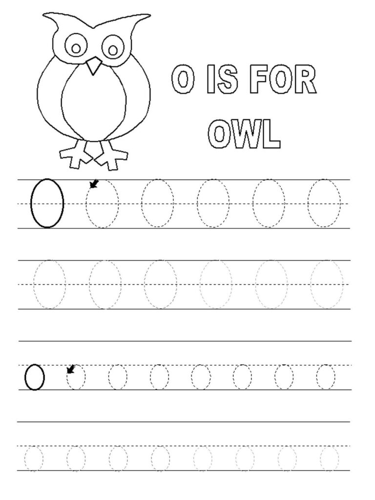 Letter O Worksheets For Preschool | Letter O Worksheets Pertaining To Letter 0 Worksheets