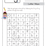 Letter Of The Week G Maze.pdf   Google Drive | Alphabet Within Alphabet Phonics Worksheets Pdf