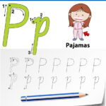 Letter P Tracing Alphabet Worksheets Intended For Letter P Alphabet Worksheets