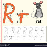 Letter R Tracing Alphabet Worksheets Regarding Letter R Worksheets Pdf