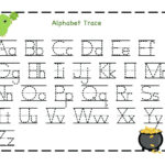 Letter Tracing Worksheets Uppercase And Lowercase Letters With Regard To A Z Alphabet Worksheets Kindergarten