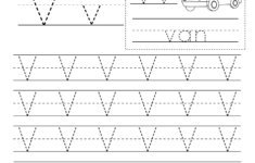 Letter V Handwriting Worksheet For Kindergarteners. You Can pertaining to Alphabet Handwriting Worksheets For Kindergarten