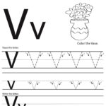 Letter V Worksheets – Kids Learning Activity For Preschool Alphabet V Worksheets