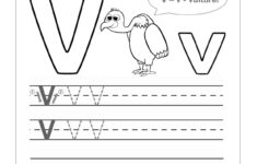 Letter V Worksheets To Print | Activity Shelter with Letter V Worksheets For Kindergarten