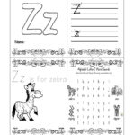 Letter Z Booklet   English Esl Worksheets Regarding Letter Z Worksheets For Kindergarten