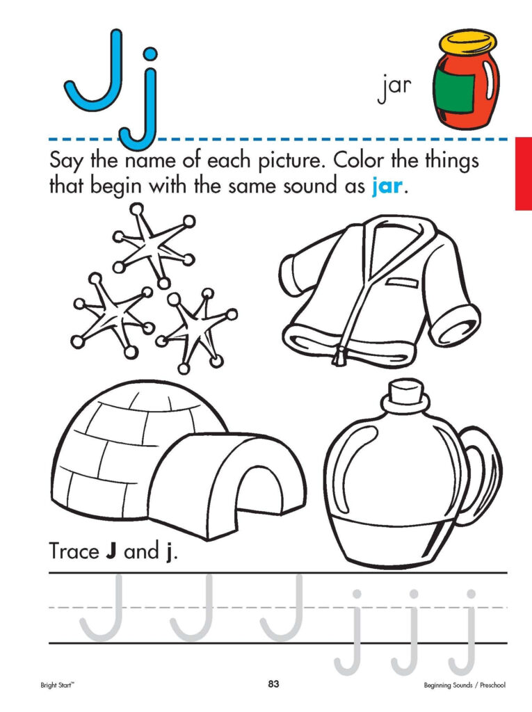 Letter+J+Worksheet+For+Preschool | Free Shipping On All In Letter J Worksheets Easy