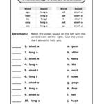 Long And Short Vowel Sounds Worksheets   Google Search Within Letter E Worksheets For Grade 2